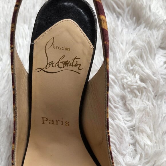 Christian Louboutin NoPrive Slingback heels 85 mm - Picture 5 of 8